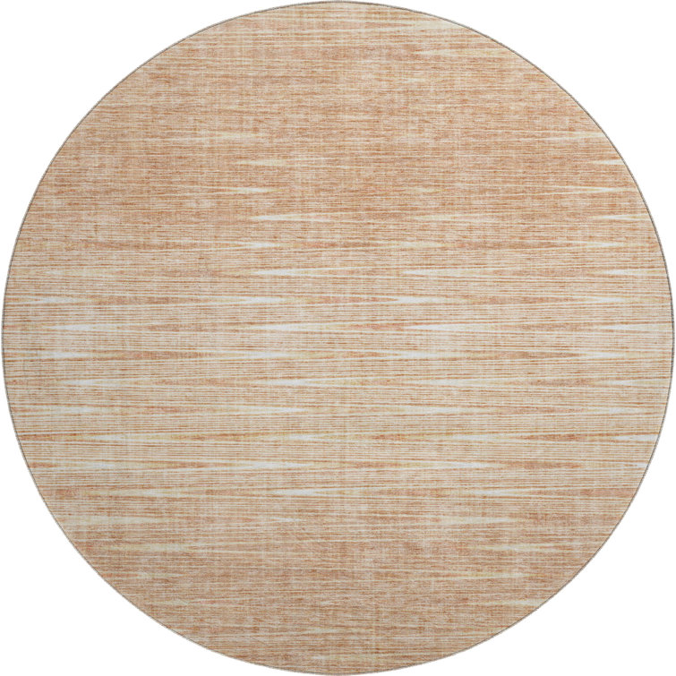 Premium Machine Washable Prisco Salmon Rug