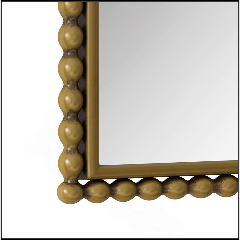 Iron Art Arch Vintage Vanity Mirror, Wall Hanging, Placed On The Table, Suitable For Living Room, Bedroom, Bathroom, Gold
