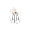 Cristopher Upholstered Counter Stool with Metal Frame-1786545405