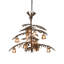 Lustre géométrique unique à 12 lumières Dourant