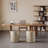 Walnut Pentagon Solid Wood Butterfly Leaf  Dining Table-1366978320