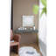 Ensemble de 6 décorations de boules marbrées D4x4, brun