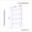 Bibliothèque standard H 47,24 "x l 31,5" Iorio