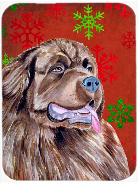 Planche à découper à bord de noël allée de noël Ashlynn, Rouge / Vert