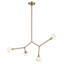 Lustre convertible moderne ajustable avec verre opale-111187528-111187525-111187523