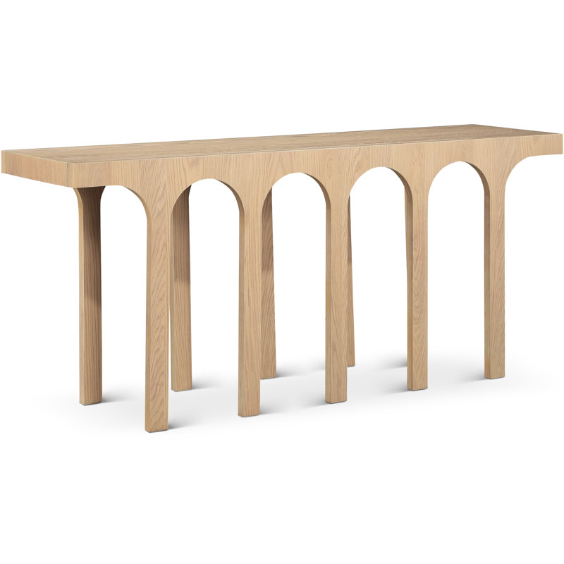 Brint Console Table, Oak, 31" H x 70" W x 18" D