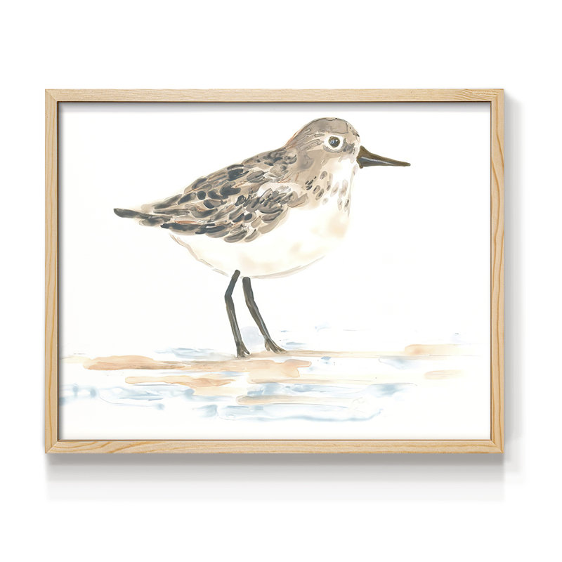 Pretty Piper I -Framed Print - Restickable, H 8 po x l 10 po, Naturel
