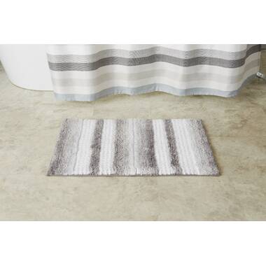 Ebern Designs Anjolie Microfiber Bath Rug with Non-Slip Backing