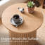Table de chevet d'appoint moderne en bois naturel avec petits pieds antidérapants, idéale pour les petits espaces.-415348441-415348445