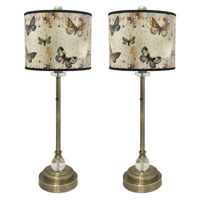 Crystal Buffet Table Lamp
