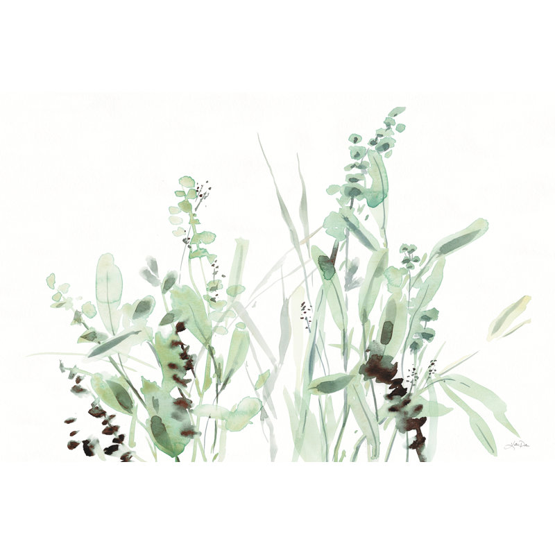 Grasses I by Katrina Pete - Wrapped Canvas Painting, 30cm H x 46cm W x 3.8cm D
