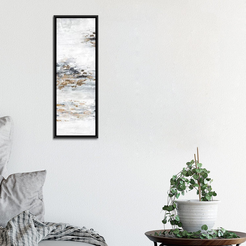 «Memory I», reproduction sur toile, H 36 po x l 12 po x P 1,5 po, Cadre noir