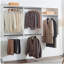 Devi White Wall Mounted Wood Closet System-393772773
