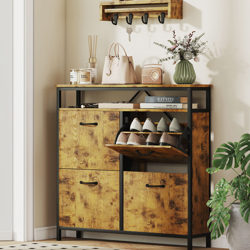 12 - Pair Shoe Storage Cabinet