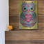 Bungalow Rose «You Are Owlsome» par Hello Angel, art mural en métal, 12 po x 16 po