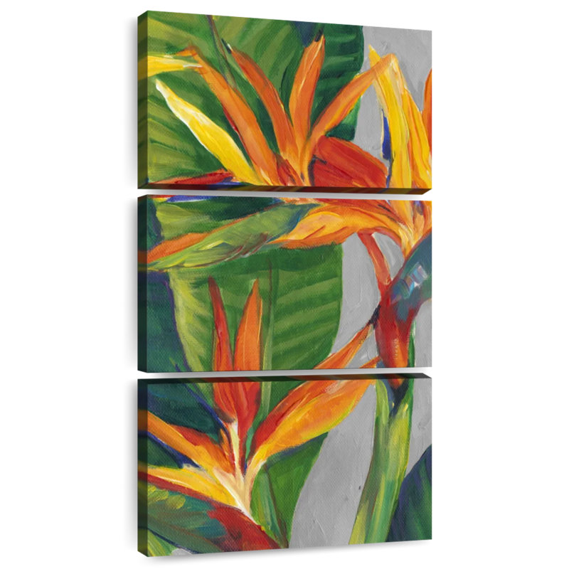 Oiseau de paradis triptyque I