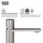 BrightonLorca Gothic 22" L x 15" W x 5" H Rectangular Concrete Vessel Bathroom Sink with 12" H Faucet