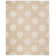 Damask Handmade Tufted Beige/Ivory Area Rug