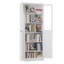 72" Metal Kitchen Pantry Cabinet with Doors & Shelves, Tall Heavy-Duty Adjustable Storage Organizer, Tool-Free Assembly Freestanding Cabinet for Living Room, Bathroom, White