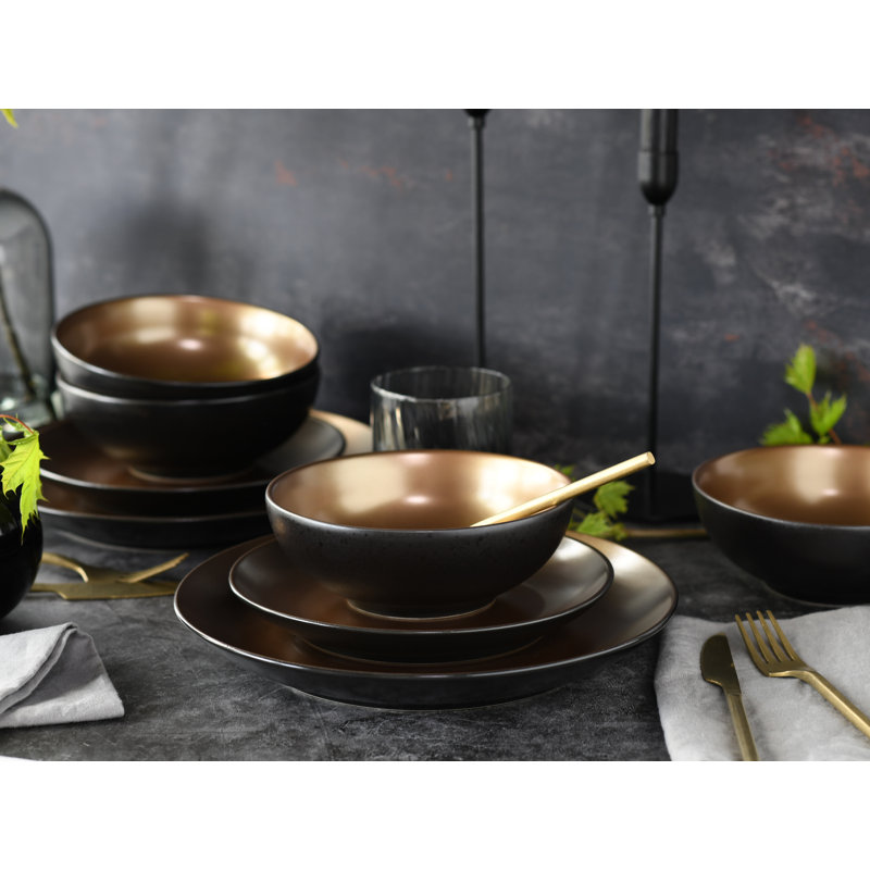 12 Piece Dinnerware Set, Service For 4