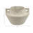 Textured Terracotta Decorative Vase with Dual Handles Modern Accent for Floral Arrangements