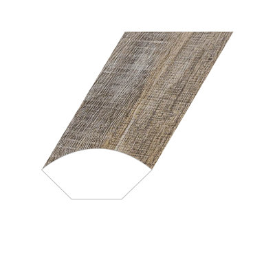 Vinyl 1.1'' W x 94.5'' L Quarter Round
