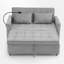 Canapé-lit gigogne escamotable avec ports USB-1232034464