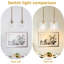 Luminaire suspendu 1 lumière en verre transparent à ondulation à intensité variable-1045224612