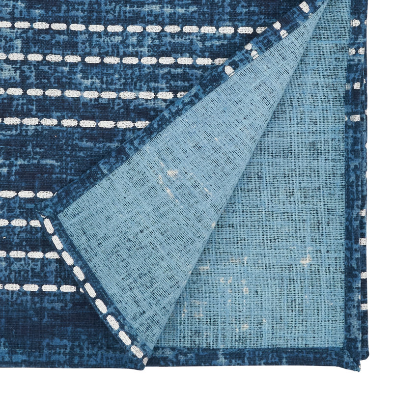 Rectangular Table Runner, Silver