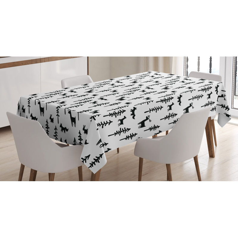 Not Monochrome Tablecloth, 140cm x 240cm