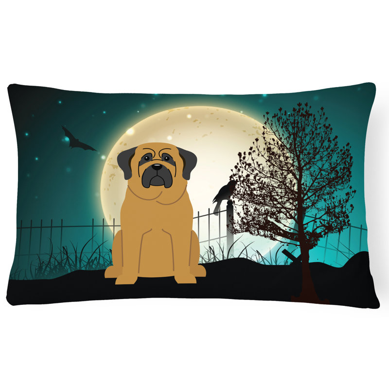 Coussin lombaire intérieur / extérieur Halloween, Brun