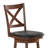 Francis Classic Crossback Wooden Swivel Dining Stool-1457101689-1457101690
