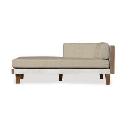 Catalina Outdoor Teak Chaise Lounge