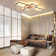 Arlyn 3-Light 90cm LED Dimmable Flush Mount