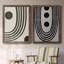 «Tubular Abstract I», peinture sur toile 2 pièces-64537317-64537319