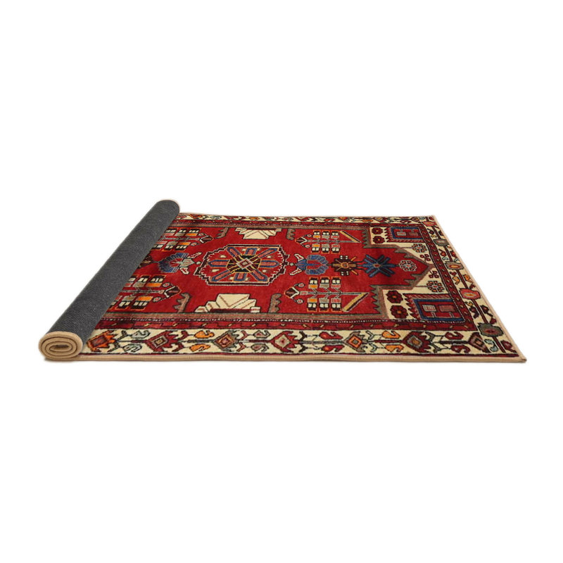 Tapis traditionnel rouge / brun Cerre, Rond 4 pi