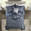 Ensemble de couvre-lit en jacquard 5 pièces avec coussins Aubrey-72077766-21406963