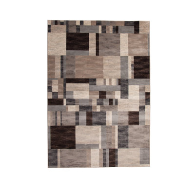 Charcoal/Ivory/Grey Area Rug