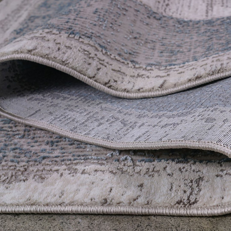Tapis turc Allysia-BLEU, Rectangle 5 pi 3 po x 7 pi 2 po