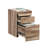 File Pedestal, Brown Finish