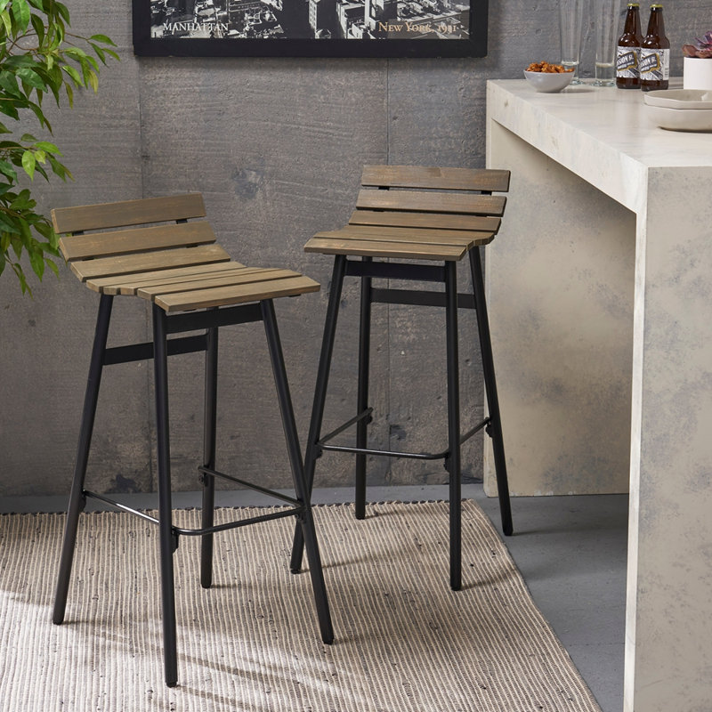 Tabouret nordique, Gris