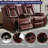 Tiana 73.5" Power Recliner With Middle Console,led Lighting Loveseat-68413983