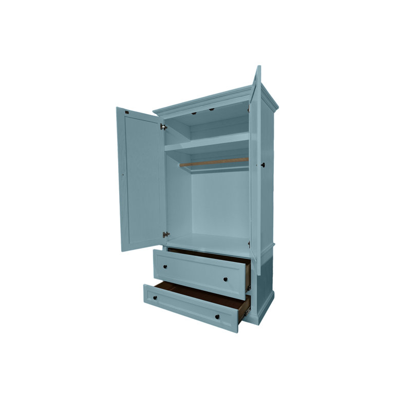 Armoire moderne en bois massif, Aqua captivant