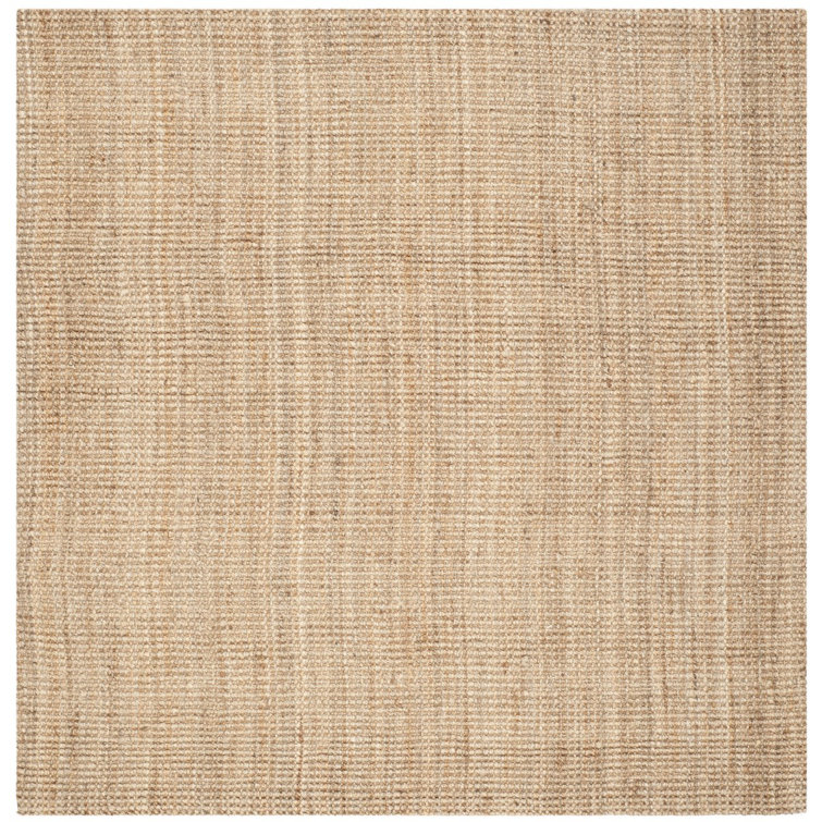 Calidia Natural Fiber Hand Woven Jute Solid Color Rug