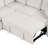 107.1" Sectional Sofa Convertible Pull-out Sofa Bed U-shaped Sofa for Living Room, Beige-561912103