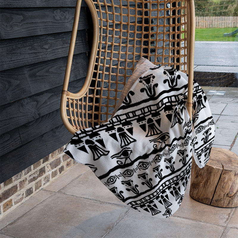Rogersville Throw Blanket, Black
