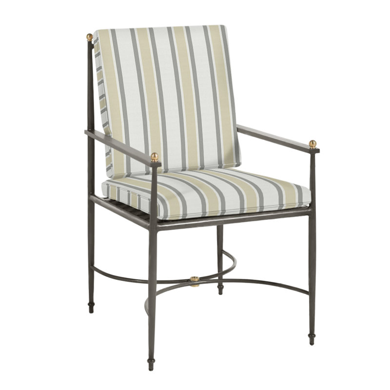 Roma Patio Chair with Cushions, Welt, Perigold Posh Oat