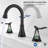 Widespread 2-Handle Bathroom Faucet with Pop Up Drain Assembly-98440307