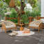 Takehisa Teak Wood Deep Seating Outdoor Chair