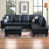 Black Faux Leather